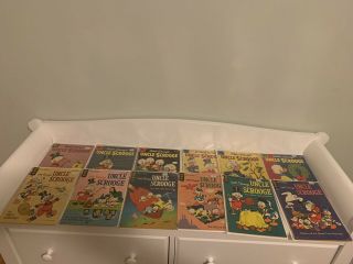 1956 - 12 Dell/gold Key Walt Disney Uncle Scrooge Comics 16 Thru 56