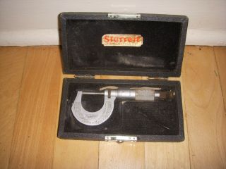 Vintage L S Starrett Micrometer No T230rl In Case
