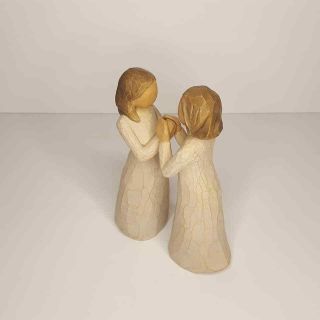 Willow Tree Sisters By Heart Demdaco 2000 S Lorde Hand Carved Painted Sculpture 3
