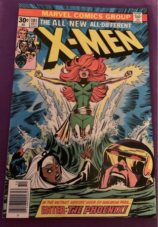 The X - Men 101 (oct 1976,  Marvel) First Phoenix & Black Tom