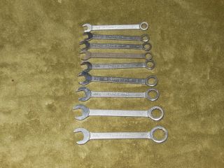 Sears Craftsman 9 - Piece Combo Ignition Sae Wrench Set Usa