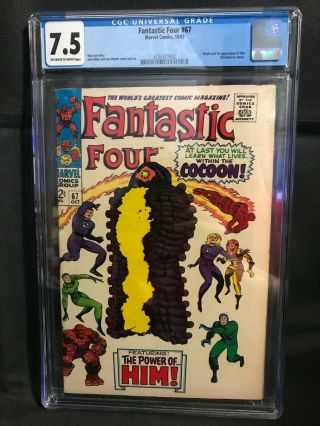 Fantastic Four 67 Cgc 7.  5 Him Warlock Ow To White Pages Guardians Of The Galaxy