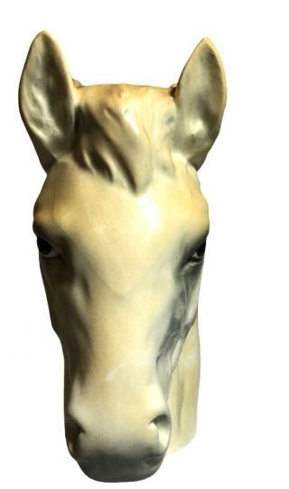 Vintage Napco Japan Ceramic Horse Head Planter Vase C5568 Napcoware 2