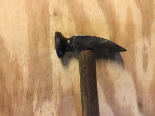Vintage Cobbler Hammer 1 1/2” Face 15oz Shoemaker Leather Work Tool 2