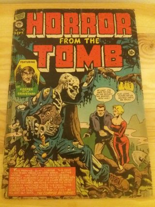 Horror From The Tomb 1 Pre Code Horror 1954 (rare Find)
