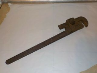 Vintage Trimo 24 Inch Drop Forged Pipe Wrench.