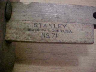 Antique Stanley Scribe No 71 Double Bar Mortise Marking Gauge 2