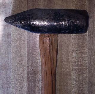 Vintage COLLINS Cross Peen Hammer 2 1/2 Pound With Hickory Handle 3