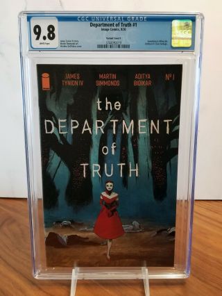The Department Of Truth 1 Cgc 9.  8 1:100 Dell 