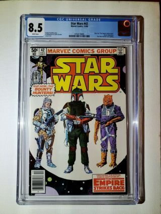 Star Wars 42 Cgc 8.  5,  First Appearance Of Boba Fett And Yoda In Comics.