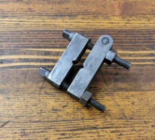 Vintage Tools Parallel Clamp Set Machinist Woodworking Hardened Clamps ☆usa