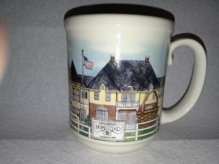 Longaberger Pottery Homestead Coffee Mug U.  S.  A.