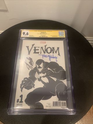 Venom 1 McFarlane Sketch Cover CGC 9.  6 SS Origin & 1st Venom (Lee Price) 4