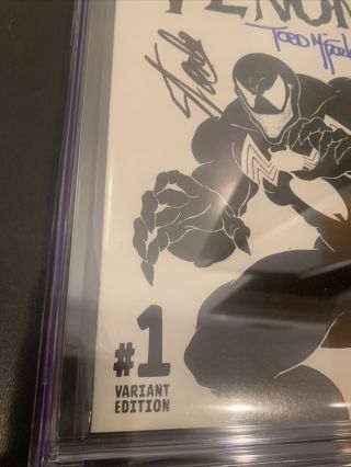 Venom 1 McFarlane Sketch Cover CGC 9.  6 SS Origin & 1st Venom (Lee Price) 6