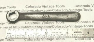 5/16” Ace Lathe Tool Post Wrench / Vintage 3 5/8 " Hand Tool
