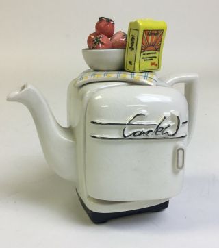 Vintage 1995 Paul Cardew Refrigerator Teapot