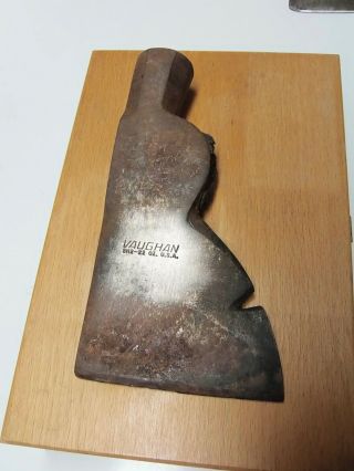 Vintage Hammer/hatchet Head Bit Vaughan Sh2 - 22 Oz.  U.  S.  A.  Hatchet Tool No Handle