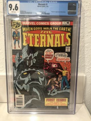 The Eternals 1 Cgc 9.  6 White Pages