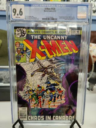 X - Men 120 (1963 Series) - Cgc Grade 9.  6 - 1st Cameo Appearance Alpha Flight