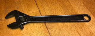 Vintage Utica Tools 12 " Crescent Wrench 90 - 12 Forged Steel Made In U.  S.  A.