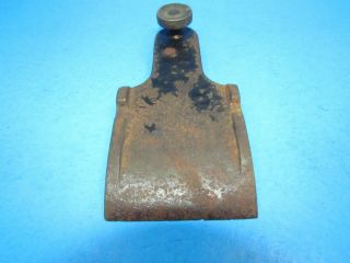 Parts - 2 - 1/8 " Lever Cap For Union Mfg Co Wood Plane W/ Brass Screw & Marked 27