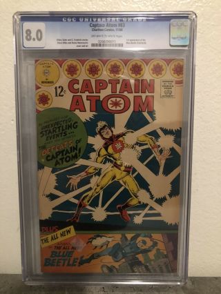 Captain Atom 83 Cgc 8.  0