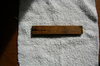 Vintage 24 " Lufkin No.  751 Boxwood Folding Ruler