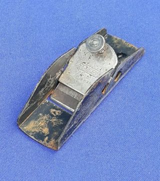 Vintage Stanley No.  101 Mini Thumb Plane 3 - 1/2  Long,  Made In Usa