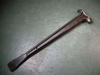 Antique Old Vintage Hammer All Steel Model W/ Pry Bar Rare Type