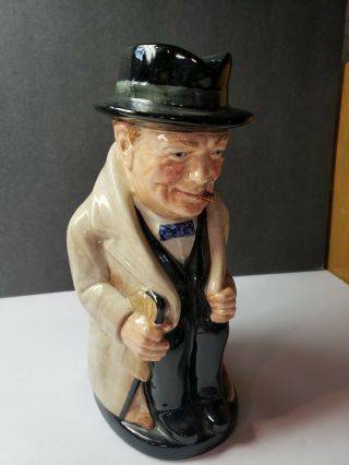 Royal Doulton Winston Churchill Character Toby Jug