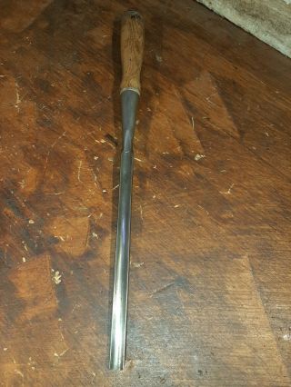 Antique T H Witherby 3/8 " Gouge Fine Woodworking Tools Long And.  Nr