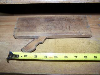 OL MOLDING PLANE STAMPED BENSEN & CRANNELL,  ALBANY TONGUE & GROOVE PLANE 3