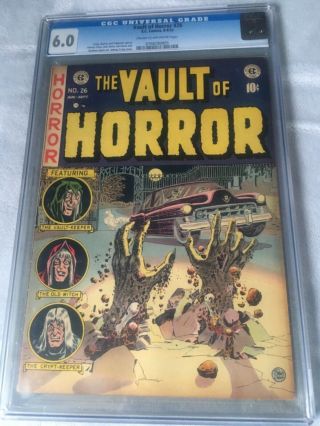 Vault Of Horror 26 - Cgc 6.  0 -