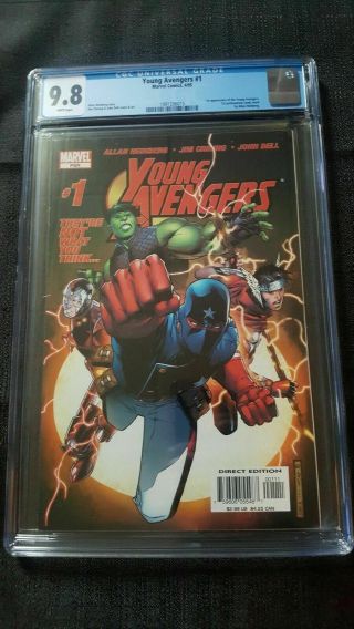 Young Avengers 1 Cgc 9.  8 (marvel 2005) 1st Kate Bishop (hawkeye) And Wiccan
