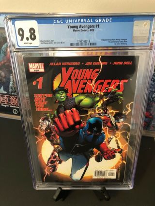 Young Avengers 1 Cgc 9.  8 Marvel 2005 1st Appearance Of Kate Bishop