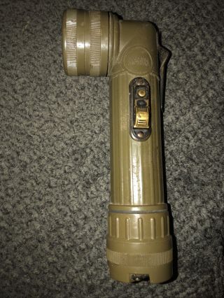 Vintage Fulton Military Flashlight Mx - 991/u It