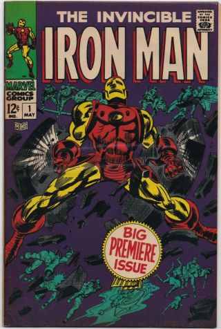Iron Man 1 (may 1968,  Marvel) 4.  0