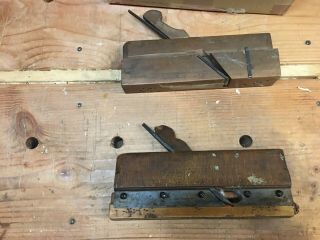 Set Of Two Antique Woodworking Planes 5/16 " Groove,  1 7/16 " Rabbet