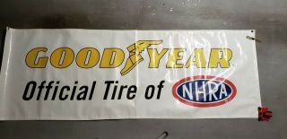 Goodyear Racing Tire Logo 3x5 Garage Wall Banner Flag Nascar Nhra