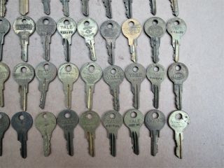 70 vintage Brass lock Keys Yale master Eagle Illinois American Chicago Huud 2