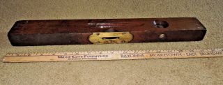 Model No.  05 Disston & Sons Keystone Tool Wood Level 18 " Pat.  Oct 29,  1912