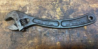 Vintage Bergman Tool Mfg.  Co.  12 Inch Queen City Adjustable Crescent Wrench Usa