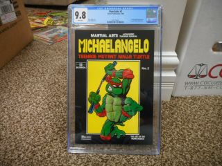 Nunchaku 2 Cgc 9.  8 Michaelangelo Teenage Mutant Ninja Turtles Solson 1986 Mirage
