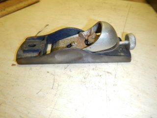 Vintage Stanley No.  65 Low Angle Block Plane Missing Parts