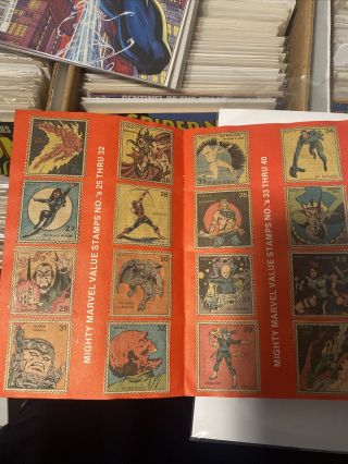 Marvel Value Stamp Book - Complete w/ bonus Galactus - Stan Lee 1974 - Spiderman - Thor 5