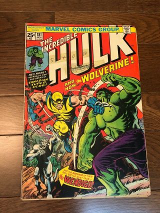 The Incredible Hulk 181 First Full Appearance Of Wolverine