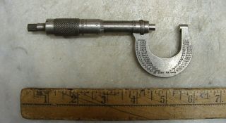 Vintage Brown & Sharpe Micrometer,  No.  13,  0 - 1 