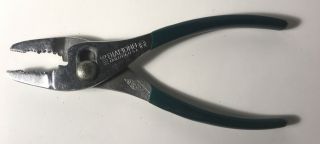 Diamond Tool N16 Slip Joint Thin Nose Pliers W/ Green Handles - Duluth Usa