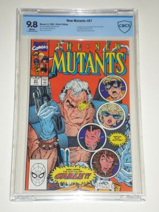 Mutants 87 (1990) Cbcs 9.  8 (similar To Cgc) 1st Cable,  Stryfe Appearances