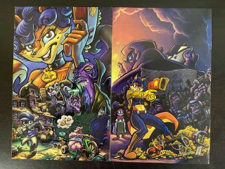 Set of The Adventures of Sly Cooper Issue 1 2 GamePro Promo Comic VGC 2